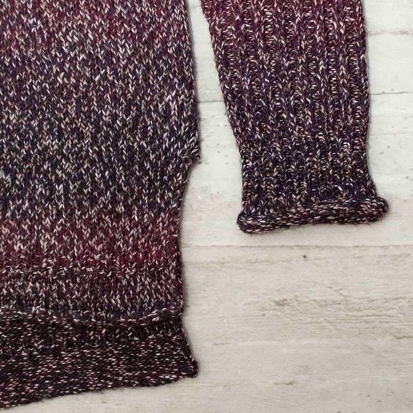Sanctuary Ombre Hi Lo Textured Rolled Hem Sweater size L - Picture 2 of 8
